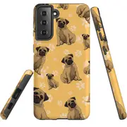 For Samsung Galaxy S22+ Plus Case, Armour Cover, Pug Dog