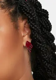 [Trickz N' Treatz] Open Wound Jacket Earrings