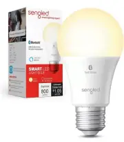 Sengled B11-N11W Smart A19 LED Light Bulb (Pack 10)