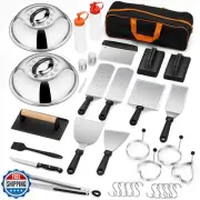 35PCS Griddle Accessories Kit, Leonyo Flat Top Grill Accessories, Grill Tools