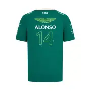 2024 Aston Martin Mens Alonso Team Tee