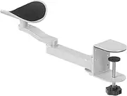 Arm Support for Computer Desk - Elbow Support for Desk - Clamp-On Workstation Accessory for Typing Manicure Table Recliner Chair Workbench