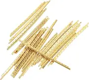 VINTORKY Guitar Accessory Pack 40pcs Fret Wires for Guitar Fret Line Replacement Copper Material Lasting