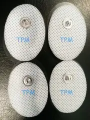 Small Snap-on Electrode Pads (4) for Digital Massage/TENS/Electronic Massager