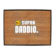 Super Daddio - Funny Novelty Doormat Man Cave Floor mat