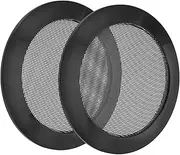 CHILDWEET 2pcs Subwoofer Grill Covers for Car Speakers Easy Installation Speaker Mesh Protector Classic Black for Various Vehicle Models