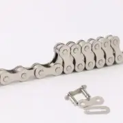 1/2'' x 1/8'' Single Speed Chain 114 Links Chrome
