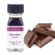12 LorAnn Oils StrengthFlavors Food Flavors Bottles, - 3.7ml, - Chocolate