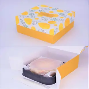 【Gold Thon】榴槤巴斯克6吋6盒465克±5%/盒裝(乳酪蛋糕 生乳酪 送禮首選 生日蛋糕 榴槤 榴蓮)