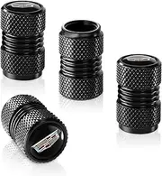 XIGRALUCK Tire Valve Stem Cap Cover for Cadillac Escalade CT4 CT5 CT6 ATS CTS SRX XT5 Belt O-Ring Seal Corrosion Resistant.Tire Valve Stem Air Cap 4 Pack