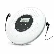 Portable CD Player with 3.5mm Wired Headphones Port TF Card MP3 Mc Player A-B Repeat Function with LCD Display Touch Button