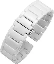 [MZBZUTEDEE] Stainless Steel Ceramic Watch Strap Fit For Follie Fit For Gucci Fit For Tissot Quick Release Watch Bracelet Women Women Watchband