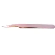 Rose Gold Coloured Curved Eyelash Extension Tweezers - CP2 | Caliya Brand