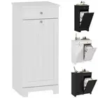 HOMCOM Tilt Out Laundry Hamper, Laundry Hamper Cabinet with Drawer