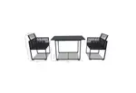 JANIERO 3 Piece Outdoor Setting