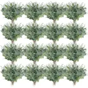 150 Pcs Mixed Eucalyptus Leaves Stems Bulk Silver Dollar Artificial Greenery ...
