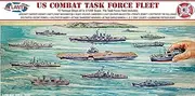 Atlantis Plastic Model Kit -US Combat Task Force Fleet 12 Ships R6300