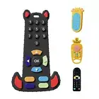 Baby Teether Toys-TV Remote Control Shape Silicone Toddler Teething Toys for kid