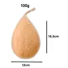 Natural Loofah Drop-Shaped Bath Sponge – Exfoliating, Skin Rejuvenation, and Str