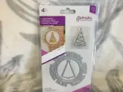 Gemini by Crafter's Companion ~ Stamp & Die Set 4 piece ~ Joyeux Noel New