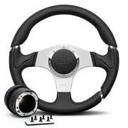 MOMO Millenium Steering Wheel 350mm Kit Land Rover Defender 90 110 48 Spline