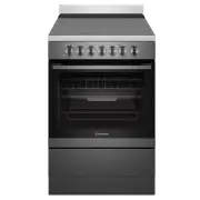 Westinghouse 60cm Freestanding Electric Oven with AirFry, Dark Stainless Steel WFE646DSCB