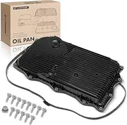 A-Premium Transmission Oil Pan with Drain Plug & Gasket Compatible with BMW X5 2019-2022, 540i xDrive/M340i 2021-2022, X6 2020-2021, M340i xDrive 2020-2022, M440i xDrive Gran Coupe 2022, 3.0L