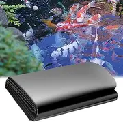Small Pond Liner, 5 Mil Pond Liners for Outdoor Ponds, Black Polythene Plastic Sheeting for Fish Ponds, Streams Fountains and Artificial Lake(8x12m(26.2x39.3ft))