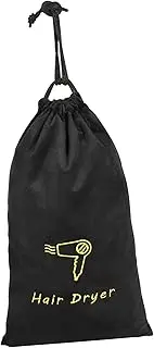 VALICLUD Hair Dryer Bag Drawstring Storage Bags Travel Bag for Hair Dryer Drawstring Bags Storage Bag Drawstring Hairdryer Blow Dryer Pouch Toiletry Dryers Functional Portable Cloth Black