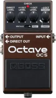 Boss OC-5 Octave Guitar Effects Pedal In the Box