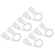 Magnetic Reed Switch, 5 Pack NC Wired Door Sensor Window Contact Switch, White