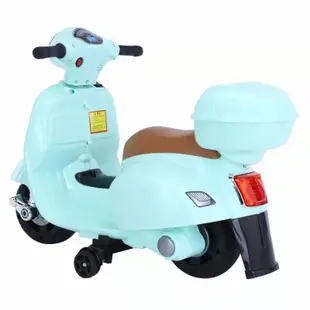 偉士牌 造型兒童摩托車 迷你 電動 玩具 靠背款 復古機車 童車 玩具車 電動車【YF18269】 (7折)