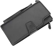 [KXUISDUJ] Men's Wallets Men Long Purse Wallet Male Clutch PU Leather Zippers Wallet Men Business Wallet Coin Purse (Color : A, Size : One Size), A