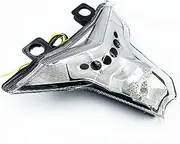 Motorcycle Rear Tail Light Brake Turn Signal Integrated Light For Z1000 2014-2016 NINJA ZX-10R 2016-2020 Z 400 2019-2020(Clear)