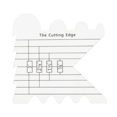 Cutting Edge Ruler Cutting Ruler Sewing Supplies Sewing Patchwork Ruler