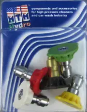 MTM Hydro 17.0178 QC Hydrojet SS 4.5 Power Washer Tips 5 pack