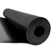 Neoprene Rubber Sheet Rolls, 3.3x6.6 ft 1/8'' Thick Solid Rubber Sheet Silico...