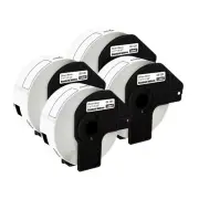 4 Roll DK1201 Address Labels 400 Labels P/R For Brother QL-800/810W w/4 Frame