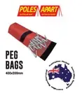 Tent Peg Bag Heavy Duty Canvas #364 Poles Apart 400mm x 200mm wide