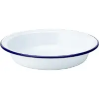 在飛比找momo購物網優惠-【Utopia】琺瑯餐盤 藍22.5cm(餐具 器皿 盤子)