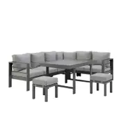 Portland Outdoor Corner Sofa Lounge with Footstools
