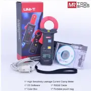 UNI-T UT251C Digital Leakage Current Clamp Meter Ammeter 600A Data Store RS-232