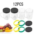 6/12Pcs Parts Replacement 16OZ Cups for 250W Magic Bullet Blender MB1001 AU