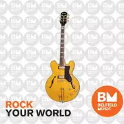 Epiphone Sheraton Frequensator Electric Guitar Semi-Hollow Natural w/ Gig Bag