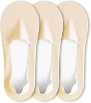 [F Flammi] Flammi Ultra-Thin Sock Women's No Show Liner Socks Non Slip Cotton Bottom Socks for Sneaker Lofer