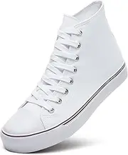 [ZGR] Men’s High Top Canvas Sneakers Lace Up Classic Casual Walking Shoes