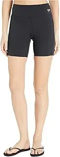 [Speedo] Women's Swimsuit Bottom Jammer Mid Length, Black Active