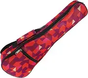 Stylish Waterproof Ukulele Backpack Oxford Cloth Geometric Pattern Bag for Ukulele Protection