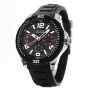 Men's Watch Guess Multifunction Day Date TREAD, Case 44mm, Watch Strap Silicone