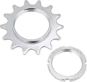 Baxnore Single Speed Freewheel, Steel Cycle Sprocket, Fixed Gear with Locking Ring for Cycling Part